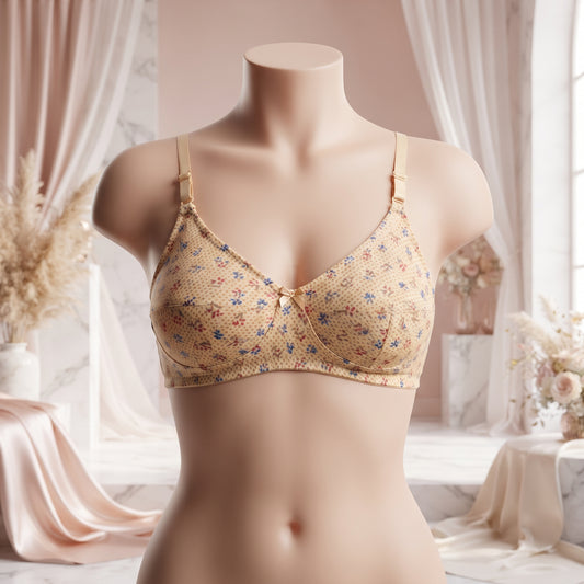 Printed Cotton Bra