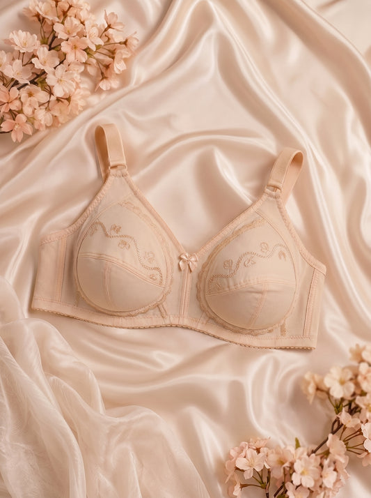 Lawn Fabric Non-Padded Bra